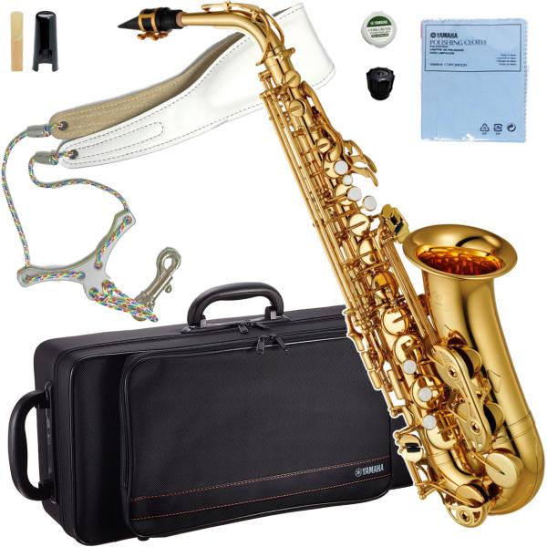 YAMAHA ヤマハ 5年保証サポート対象 YAS-380 アルトサックス ラッカー ゴールド 管楽器 セットK　以下は対応不可 北海道 沖縄 離島