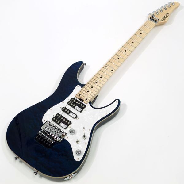 SCHECTER シェクター SD-2-24-AL / See-Thru Blue / Maple Fingerboard