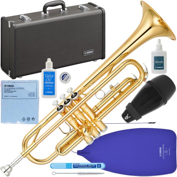 YAMAHA ヤマハ 5年保証サービス対象 YTR-2330 トランペット ラッカー ゴールド 管楽器 B♭ Trumpet セットK　以下対応不可 北海道 沖縄 離島 代引き