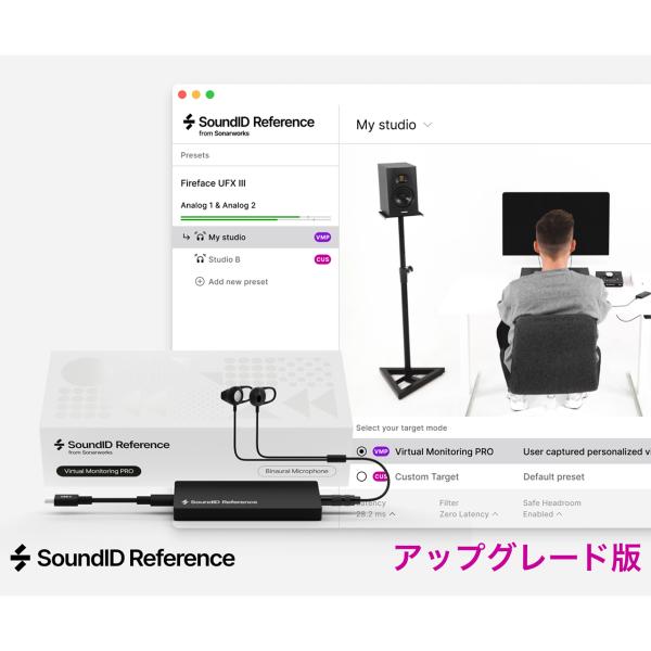 Sonarworks  ソナーワークス SoundID Reference Virtual Monitoring アップグレード版(マイク付き) SW5UVMPE  DAW ヘッドホン補正