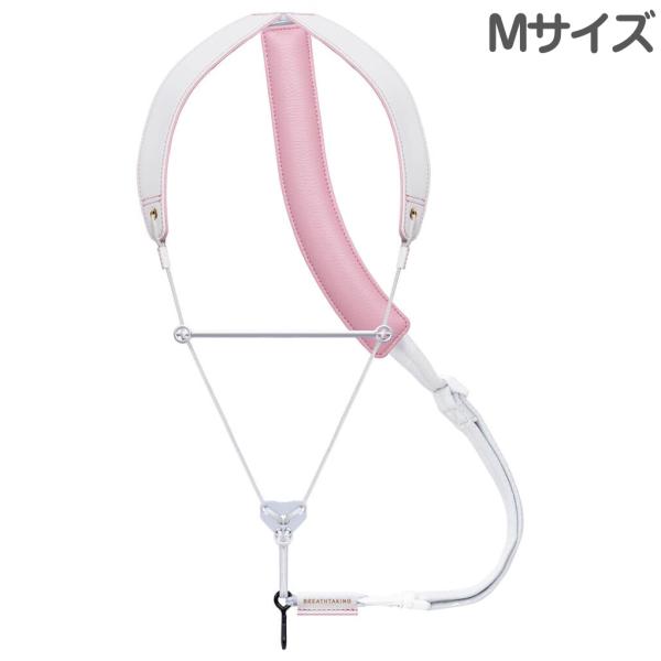 BREATHTAKING ブレステイキング 2026年限定 シロと桜 さくら WHITE Mサイズ ライザプレミアムII-R サックスストラップ　以下対応不可 北海道 沖縄 離島 代引き