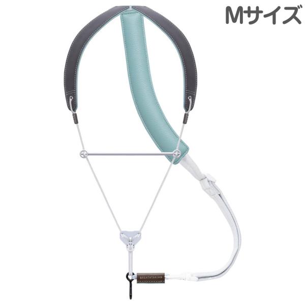 BREATHTAKING ブレステイキング 2026年限定 グレーと薄荷 はっか GRAY Mサイズ ライザプレミアムII-R サックスストラップ　以下対応不可 北海道 沖縄 離島 代引き
