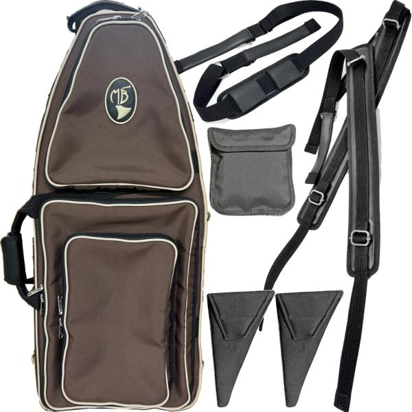 Marcus Bonna マーカスボナ MBFG BR ファゴット ケース 4ピース ブラウン ベージュ セミハードケース bassoon case 特注カラー　以下対応不可 北海道 沖縄 離島 代引き