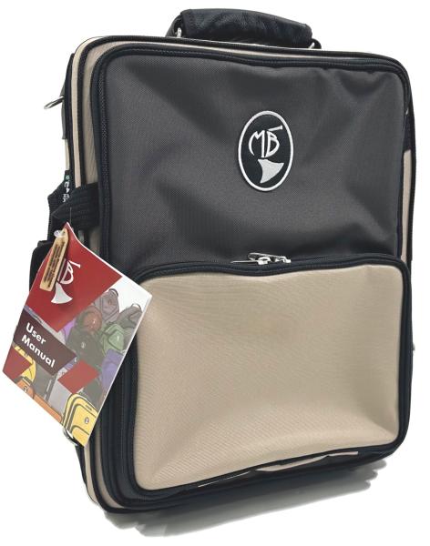 Marcus Bonna マーカスボナ MB02CL DBR クラリネット ダブル ケース Bb管 A管 2本 ダークブラウン ベージュ 特注カラー　以下対応不可 北海道 沖縄 離島 代引き