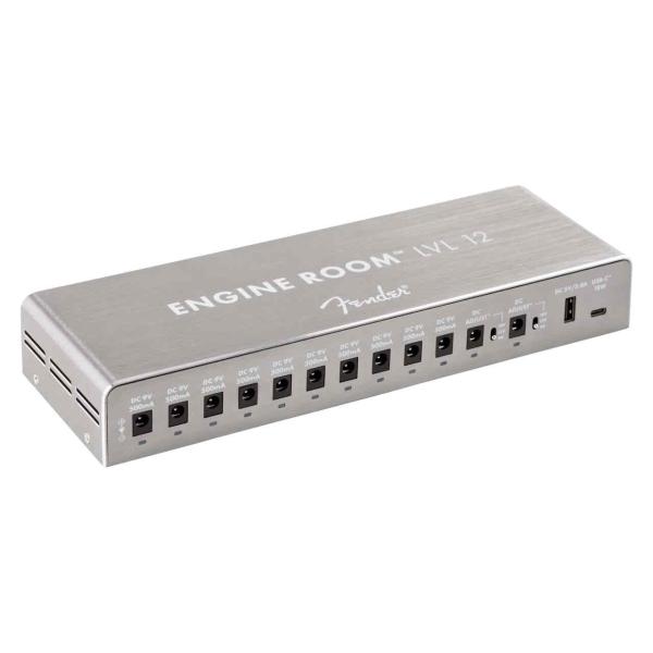 Fender フェンダー Engine Room LVL12 Power Supply パワーサプライ エフェクター 電源 USB出力 ケーブル付