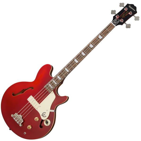 Epiphone エピフォン Jack Casady Bass Sparkling Burgundy ジャック・キャサディー モデル セミアコ・ベース 【LMT】