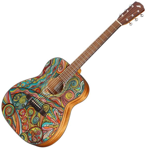 Morris モーリス FE-ART PSYCHEDELIC 国産 アコースティックギター  受注生産モデル