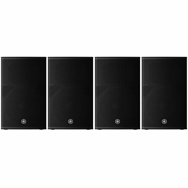 YAMAHA ヤマハ DHR15  x4本  3+1キャンペーン商品  ◆ パワードスピーカー ( アンプ搭載 )