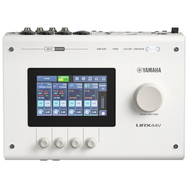 YAMAHA ヤマハ URX44V W オーディオインターフェイス 配信 HDMI ビデオ DAW DTM ホワイト