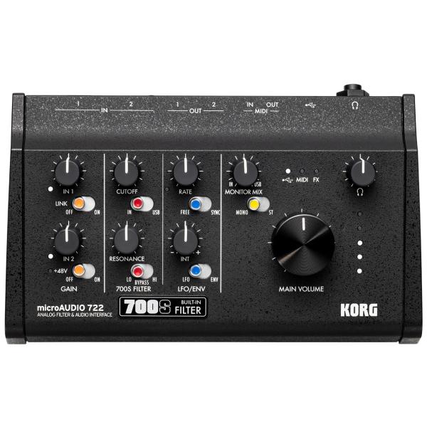 KORG コルグ microAUDIO 722 オーディオインターフェイス 配信 DAW DTM