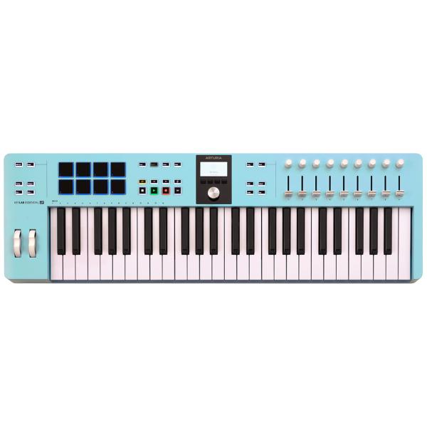 Arturia アートリア KeyLab Essential 49 MK3 AQ アクアマリン 49鍵盤 MIDIキーボード 限定カラー