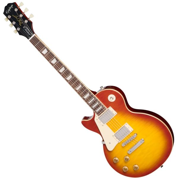 Epiphone エピフォン 左用 Les Paul Standard 50s Left-Handed Washed Cherry Sunburst レフトハンド レスポール・スタンダード エレキギター
