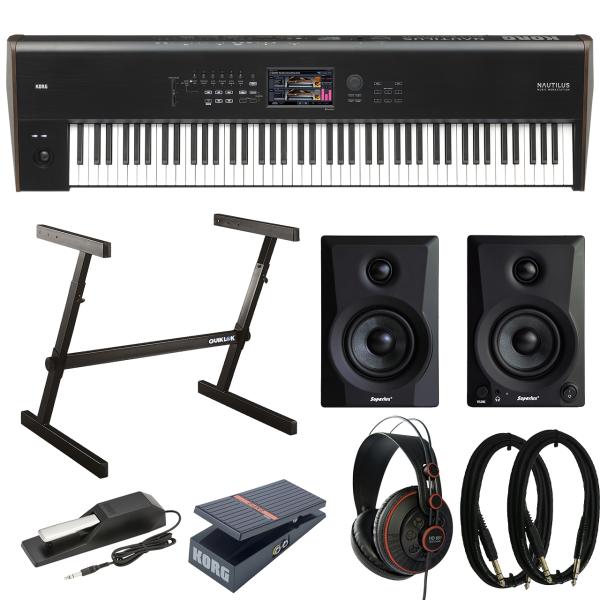 KORG コルグ NAUTILUS-88 自宅制作セット ワークステーション シンセサイザー 88鍵盤