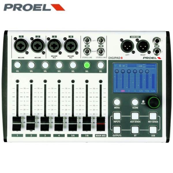 PROEL プロエル DIGIPAD8 JP  ◆ 8チャンネルデジタルミキサー