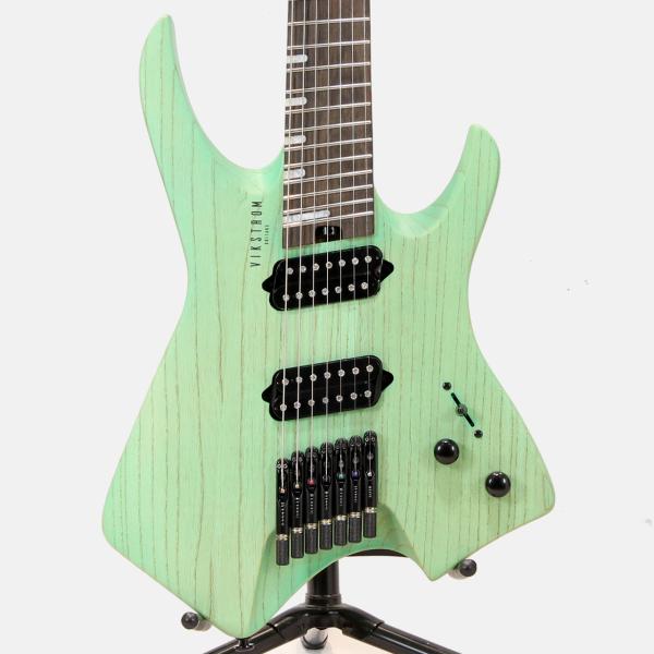 VIKSTROM VSMH-270 Turquoise 特価品 マルチスケール 7弦 ヘッドレスギター