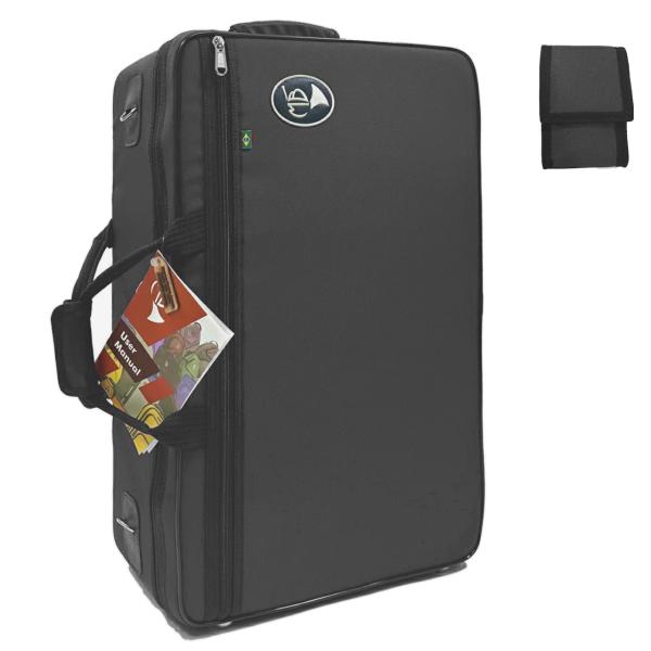 Marcus Bonna マーカスボナ MB02TPFH BK トリプル ケース トランペット 2本 フリューゲルホルン ブラック ナイロン 3本　以下対応不可 北海道 沖縄 離島 代引き