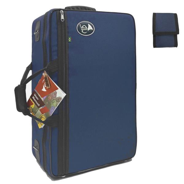 Marcus Bonna マーカスボナ MB02TPFH BL トリプル ケース トランペット 2本 フリューゲルホルン ブルー ナイロン 3本　以下対応不可 北海道 沖縄 離島 代引き