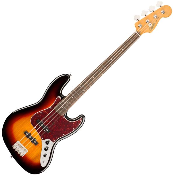 SQUIER スクワイヤー Classic Vibe 60s Jazz Bass 3-Color Sunburst ジャズベース エレキベース by フェンダー サンバースト 