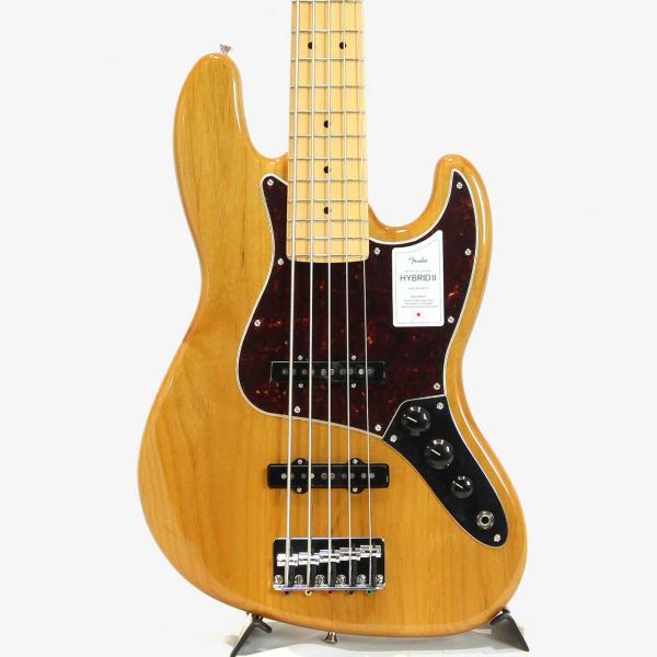 Fender フェンダー Made in Japan Hybrid II Jazz Bass V  Vintage Natural/Maple