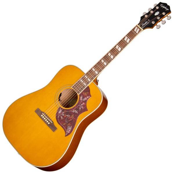 Epiphone エピフォン Hummingbird Studio Antique Natural ハミングバード スタジオ アコースティックギター  エレアコ【LMT】