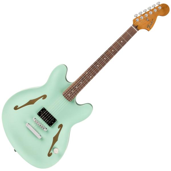 Fender フェンダー Tom DeLonge Starcaster Satin Surf Green   トム・デロング スターキャスター BLINK-182