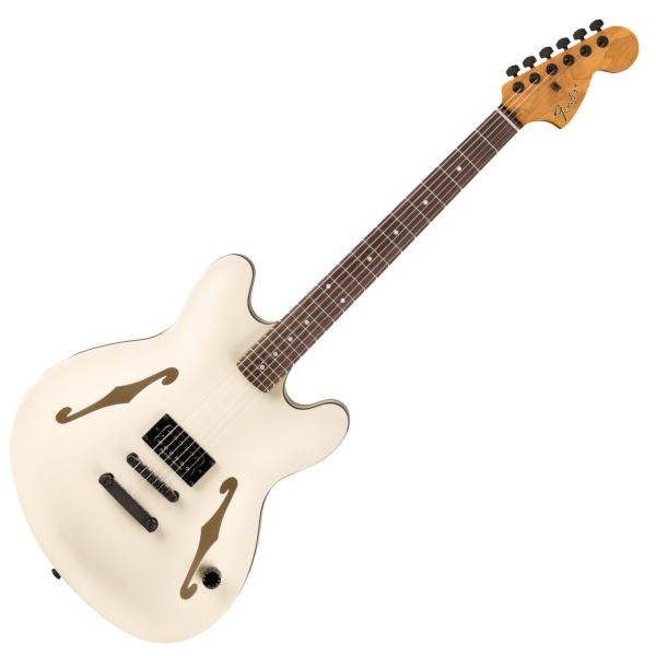 Fender フェンダー Tom DeLonge Starcaster Satin Olympic White トム・デロング スターキャスター BLINK-182