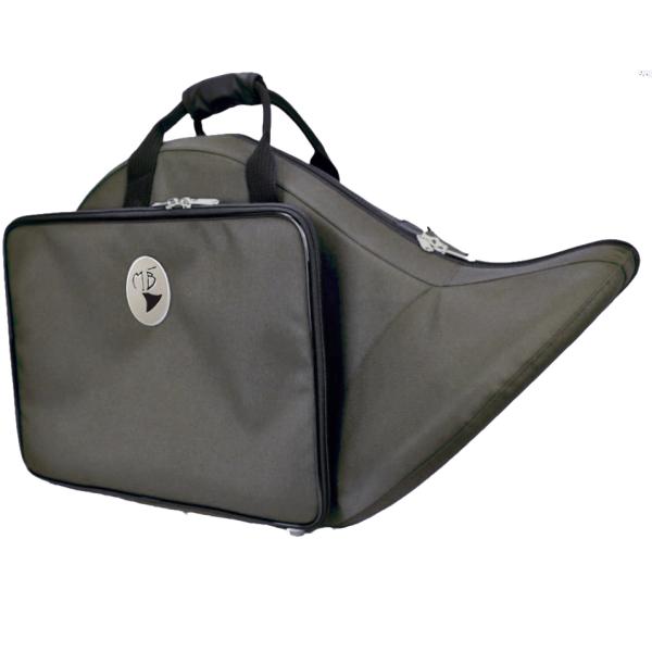 Marcus Bonna マーカスボナ MB2N DBR フレンチホルン ケース ダークブラウン ナイロン リュック セミハード ワンピース ベルカット用　以下対応不可 北海道 沖縄 離島 代引き