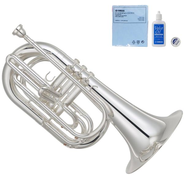 YAMAHA ヤマハ 5年保証サポート対象 新品 YBH-301MS マーチングバリトン 銀メッキ 3ピストン B♭管 Marching Baritone  管楽器 以下対応不可 北海道 沖縄 離島 代引き