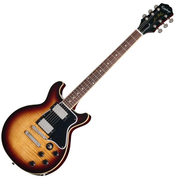 Epiphone エピフォン Les Paul Special Double Cut Figured Bourbon Burst
