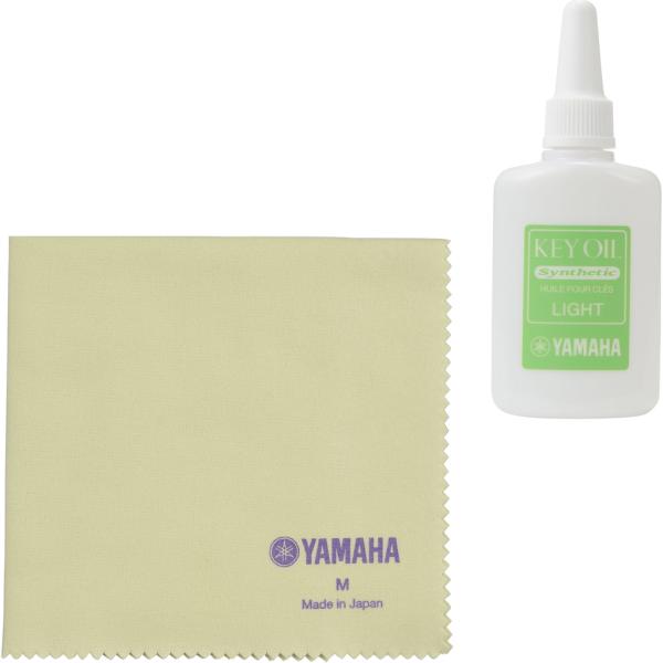 YAMAHA ヤマハ KOL3 キイオイルL ライト フルート オーボエ等  PCM3 ポリシングクロスM 管楽器 お手入れ KEY OIL Light セットC　以下対応不可 北海道 沖縄 離島 代引き