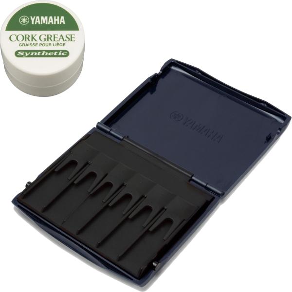 YAMAHA ヤマハ クラリネット リードケース RCCLDB ダークブルー 12枚収納 B♭ E♭ 兼用 プラスチック CG4 コルクグリス セットD　以下対応不可 北海道 沖縄 離島 代引き