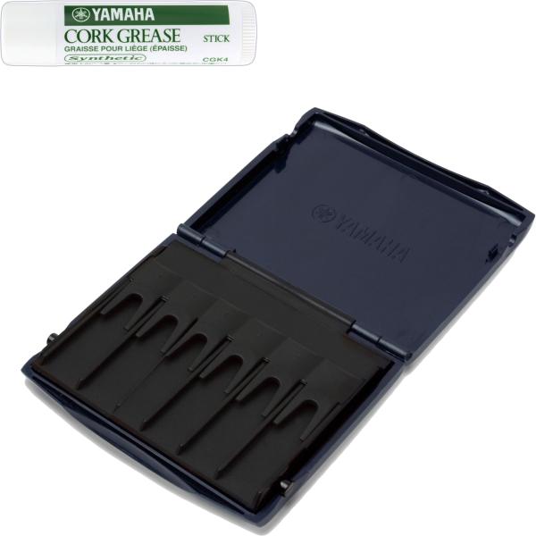 YAMAHA ヤマハ クラリネット リードケース RCCLDB ダークブルー 12枚収納 B♭兼E♭ プラスチック CGK4 コルクグリス セットE　以下対応不可 北海道 沖縄 離島 代引き