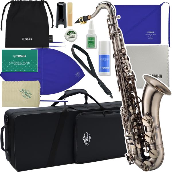 J Michael Jマイケル 3年保証 TN-1100GM テナーサックス ガンメタリック 管楽器 アンティーク風 Tenor saxophone セットE　以下対応不可 北海道 沖縄 離島 同梱 代引き