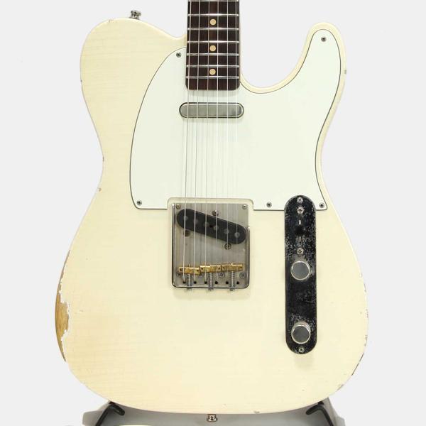 TMG Guitar Co. Gatton Aged Tinted Olympic White “Medium Checking"