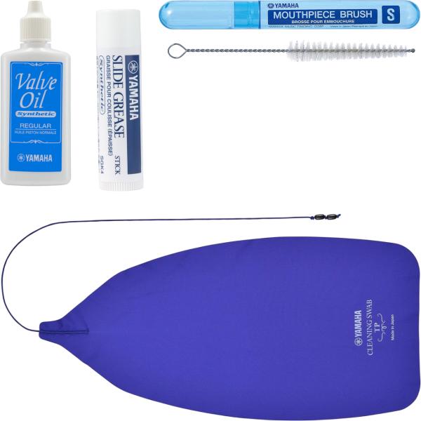 YAMAHA ヤマハ CLSTP3 クリーニングスワブ SGK4 スライドグリス VOR3 バルブオイル マウスピースブラシ MPBS2 お手入れ用品 トランペット セットF 北海道 沖縄 離島不可