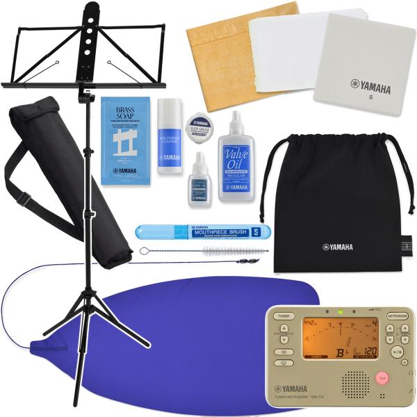 YAMAHA ヤマハ KOSTP6 トランペット お手入れセット 譜面台 MS-260AL ﾁｭｰﾅｰﾒﾄﾛﾉｰﾑ TDM-710GL セットK　以下対応不可 北海道 沖縄 離島 代引き