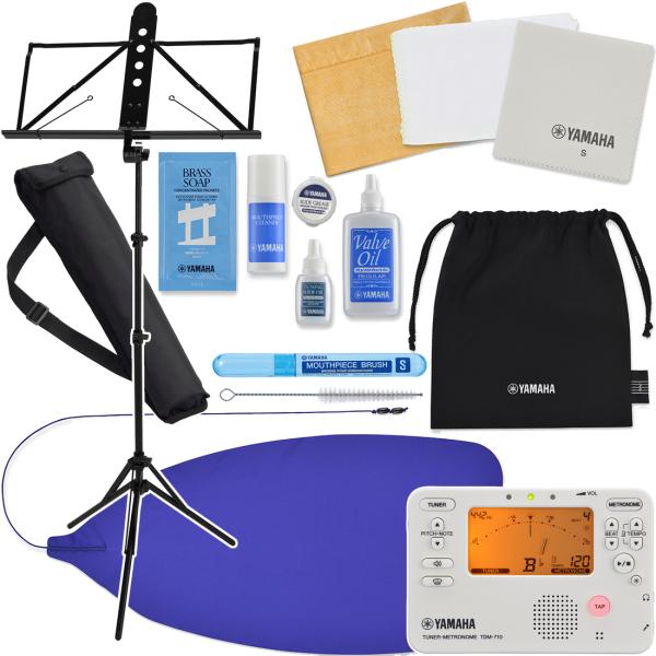 YAMAHA ヤマハ KOSTP6 トランペット お手入れセット 譜面台 MS-260AL ﾁｭｰﾅｰﾒﾄﾛﾉｰﾑ TDM-710IV セットO　以下対応不可 北海道 沖縄 離島 代引き