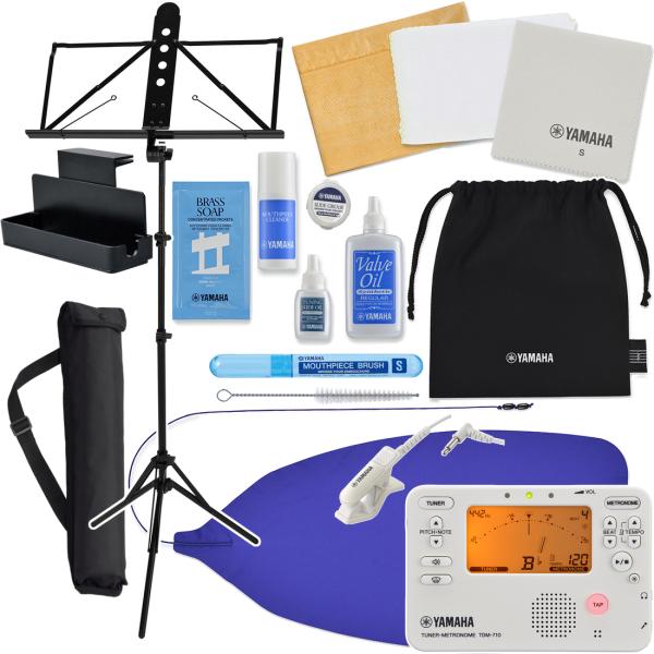 YAMAHA ヤマハ KOSTP6 トランペット お手入れセット 譜面台 MS-260AL ﾁｭｰﾅｰﾒﾄﾛﾉｰﾑ TDM-710IV マイクセットQ　以下対応不可 北海道 沖縄 離島 代引き