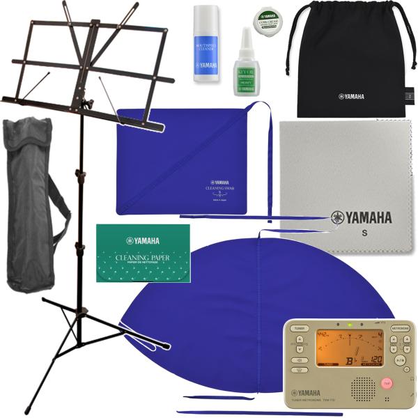YAMAHA ヤマハ KOSSAX6 サックス お手入れセット チューナーメトロノーム TDM-710GL 譜面台 セットK　以下は対応不可 北海道 沖縄 離島 代引き