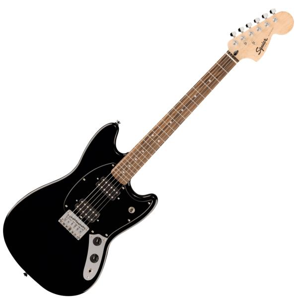 SQUIER スクワイヤー Squier Sonic Mustang HH Black【LMT】