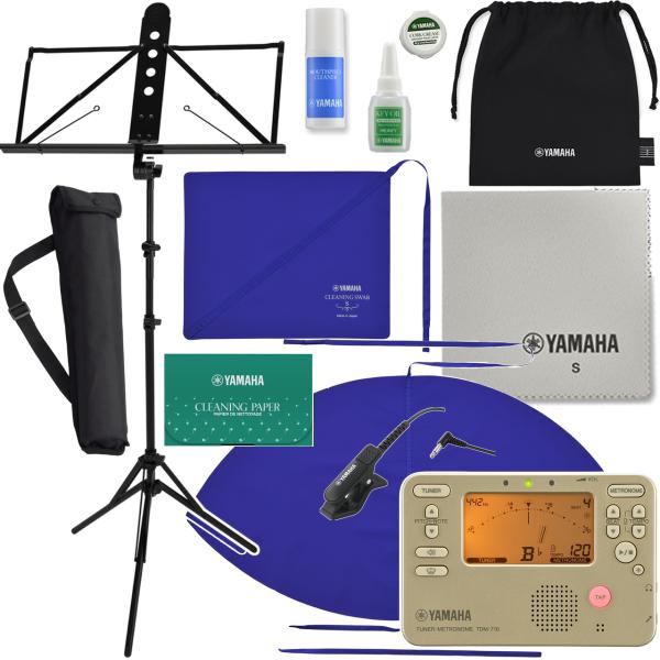YAMAHA ヤマハ KOSSAX6 サックス お手入れセット 譜面台 MS-260AL TDM-710GLM チューナーメトロノーム マイクセットO　以下は対応不可 北海道 沖縄 離島 代引き