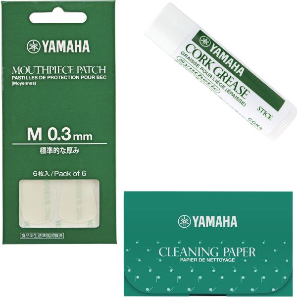 YAMAHA ヤマハ MPPA3M3 マウスピースパッチ Mサイズ 0.3mm 6枚 CP3 クリーニングペーパー CGK4 コルクグリス セットF　以下対応不可 北海道 沖縄 離島 代引き