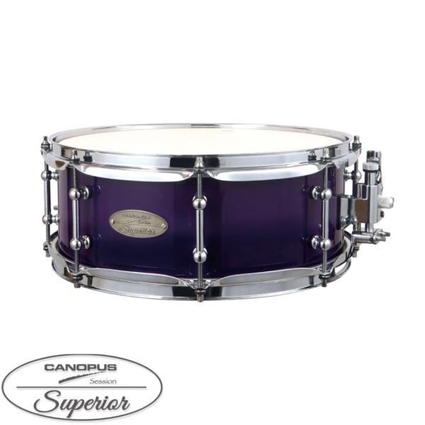 Canopus カノウプス SM-1455 SP-PF Purple Fade LQ Session Superior Snare Drum