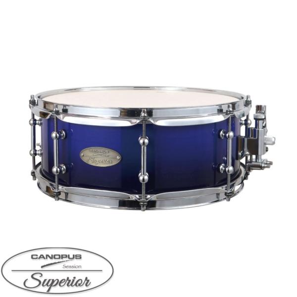 Canopus カノウプス SM-1455 SP-NF Navy Fade LQ Session Superior Snare Drum