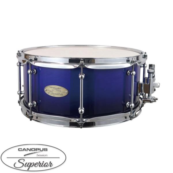 Canopus カノウプス SM-1465 SP-NF Navy Fade LQ Session Superior Snare Drum
