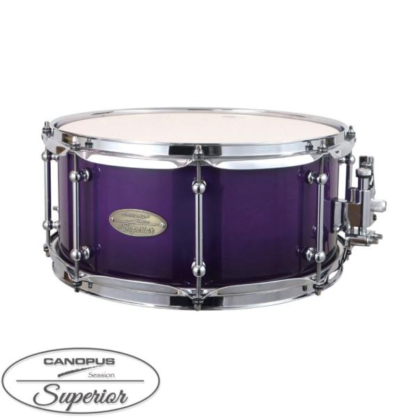 Canopus カノウプス SM-1465 SP-PF Purple Fade LQ Session Superior Snare Drum