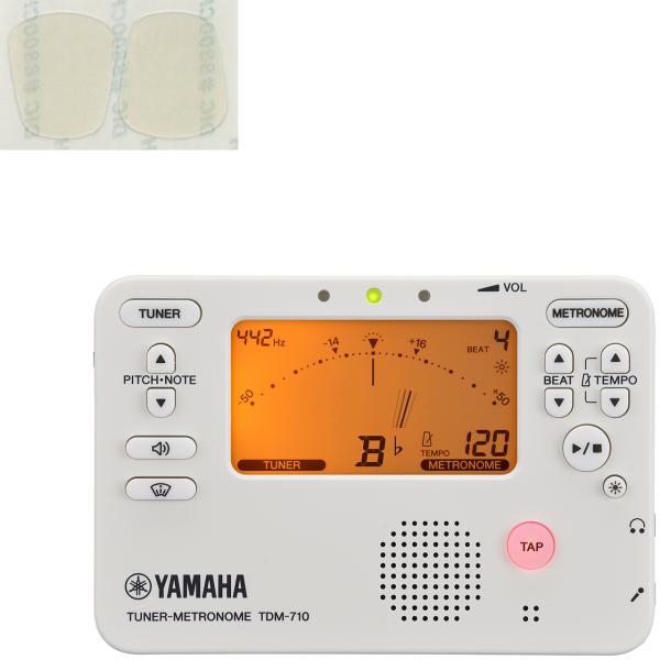 YAMAHA ヤマハ TDM-710IV アイボリーホワイト チューナーメトロノーム クロマチックチューナー 管楽器 セットL　以下対応不可 北海道 沖縄 離島 代引き