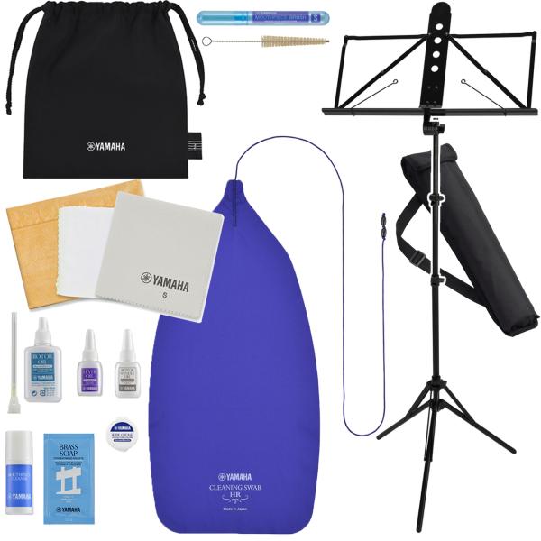 YAMAHA ヤマハ KOSHR6 フレンチホルン お手入れセット 管楽器 アルミ譜面台 MS-260AL セットD　以下対応不可 北海道 沖縄 離島 代引き