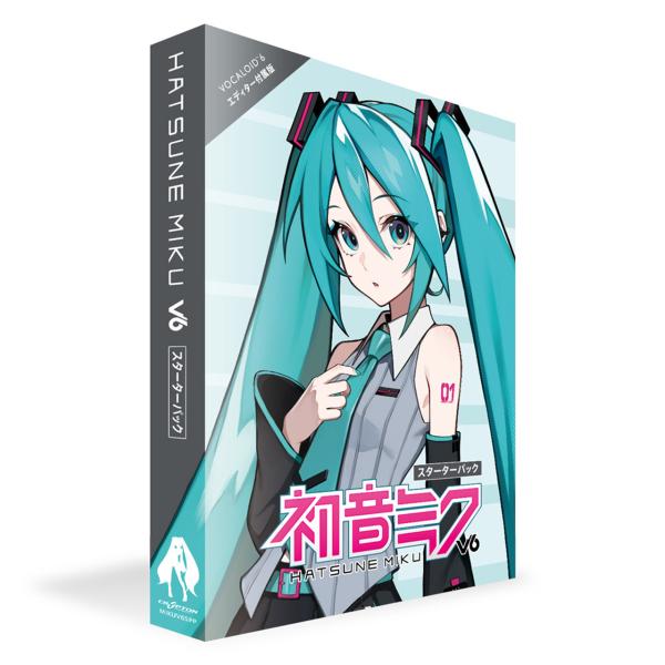 CRYPTON クリプトン 初音ミク V6 スターターパック / パッケージ ボーカロイド 音声合成ソフト MIKUV6SPP 