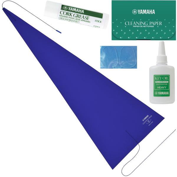 YAMAHA ヤマハ CLSSS3 クリーニングスワブ ソプラノサックス クリーニングペーパー グリス KOH3 キイオイル お手入れセットI　以下対応不可 北海道 沖縄 離島 代引き